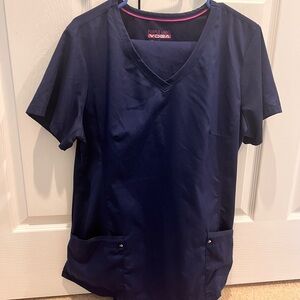 Healing Hands Purply Label YOGA Scrub Set - Navy